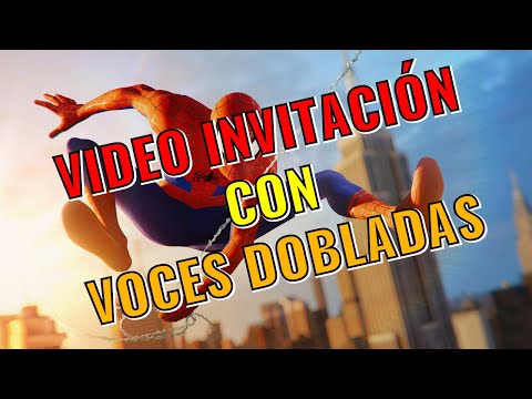 🥇 Video invitación de cumpleaños de Spiderman | Voces dobladas