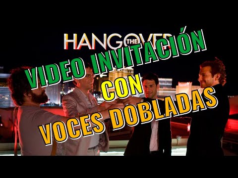 🥇 Video Invitación de The Hangover | Voces Dobladas | Invitación digital