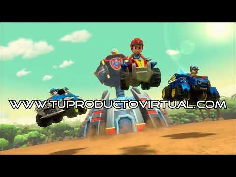 Video invitación de cumpleaños de Paw Patrol Dino Rescue | Personalizada | Voces dobladas