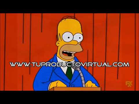🥇 Video invitación de cumpleaños de Homero Simpson