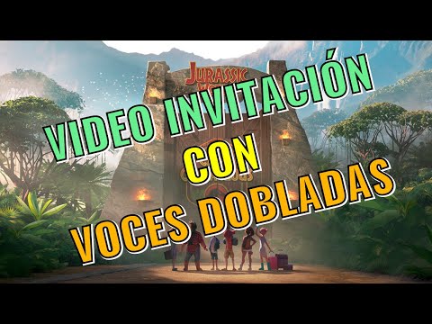 🥇 Video Invitación de Dinosaurios | Jurassic World | Voces Dobladas | Invitación digital