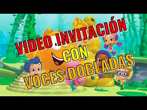 🥇 Video Invitación de Bubble Guppies Doblada | Tarjetas virtuales | Invitación digital