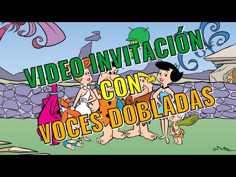 🥇 Video Invitación de Pebbles | Los Picapiedras | Voces Dobladas | Invitación digital