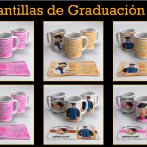 Plantillas para tazas de graduacion