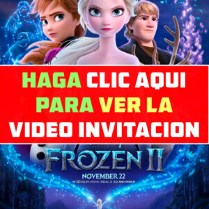 video invitacion de frozen