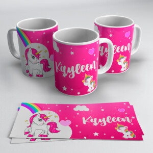 Plantillas para tazas de unicornio