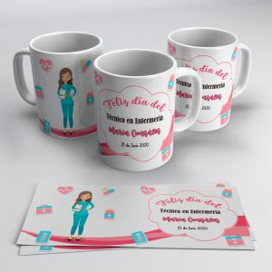 Plantilla para taza de Técnico en Enfermería #1