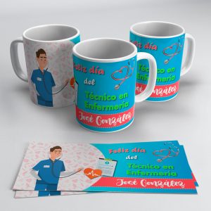 Plantilla para taza de Técnico en Enfermería #3