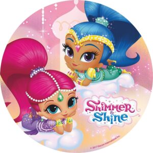 invitación de cumpleaños de shimmer y shine