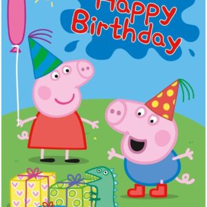 Desde allí micrófono Sada Video saludo de cumpleaños de Peppa Pig 2023 - Personalizado