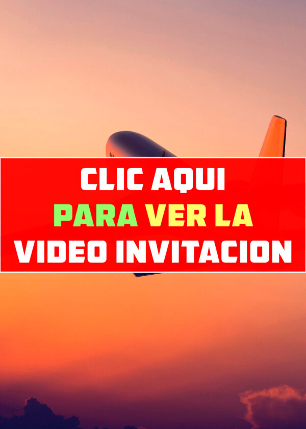 invitación de cumpleaños de aviación