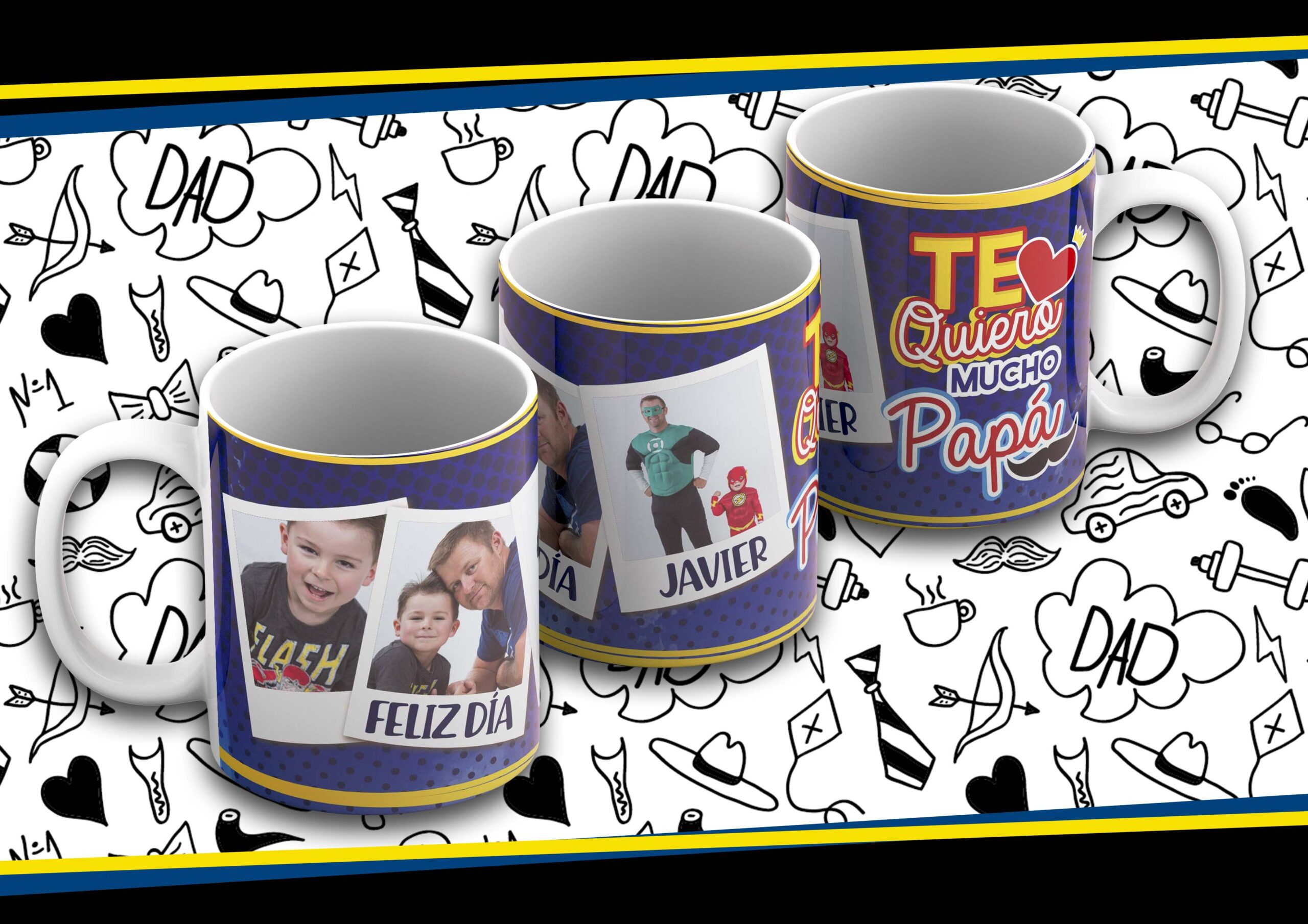photo Plantilla Para Taza Dia Del Padre Png tazas del dia del padre pack