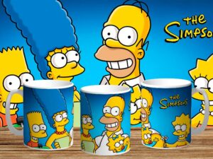 Diseños para tazas Los Simpsons