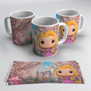 Plantillas para tazas de princesas funko