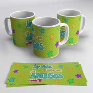 Plantillas para tazas de amistad