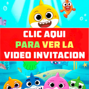 Video invitación de Baby Shark