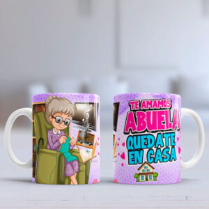 plantillas para tazas de abuela quédate en casa