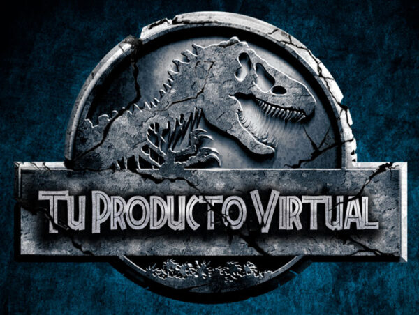 diseño de jurassic world editable