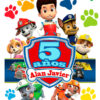 Diseño de Paw Patrol para cumpleaños