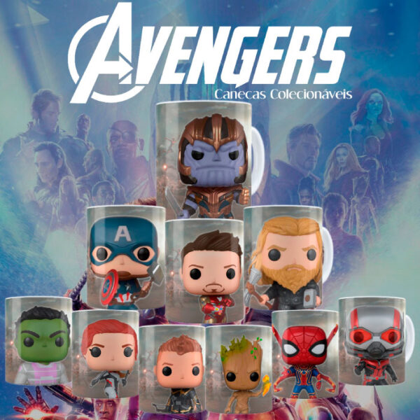 Plantillas para tazas de Avengers Funko