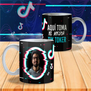 plantillas para tazas de tik tok