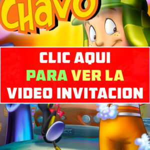 invitacion de cumpleaños de el chavo del 8