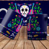Plantillas para tazas del Día de Los Muertos Pack #1