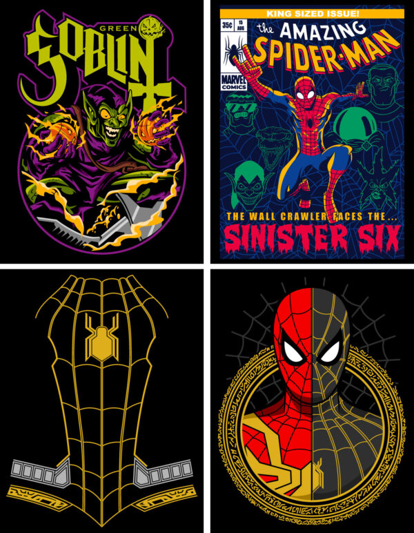 vectores de spider man