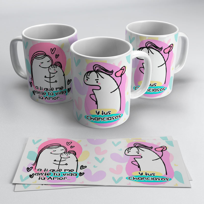 flor Hija Grado Celsius Plantillas para tazas de Mamá Flork - 9 Diseños