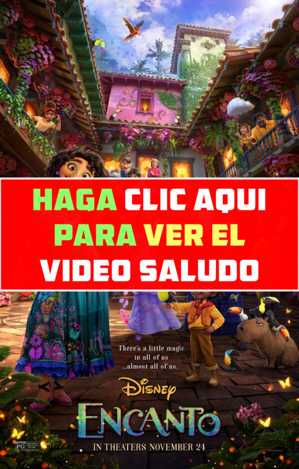 video saludo de cumpleaños de Encanto