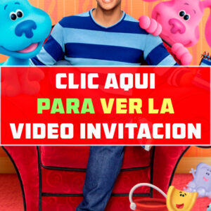 video invitación de cumpleaños de Las Pistas de Blue