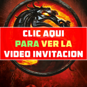 video invitación de cumpleaños de Mortal Kombat