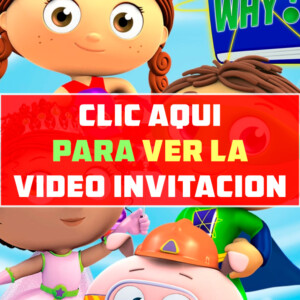 video invitación de cumpleaños de Super Why